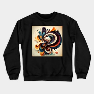 Cosmic Symphony: A Musical Visual Journey Crewneck Sweatshirt